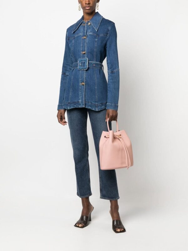 Burberry grained-leather bucket bag - Image 2