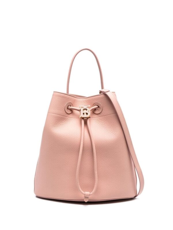 Burberry grained-leather bucket bag
