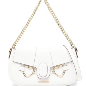 Love Moschino logo-plaque shoulder bag