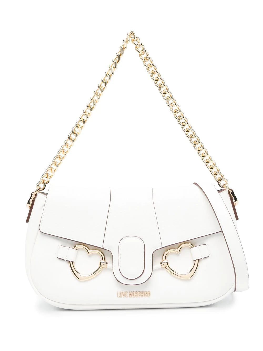 Love Moschino logo-plaque shoulder bag