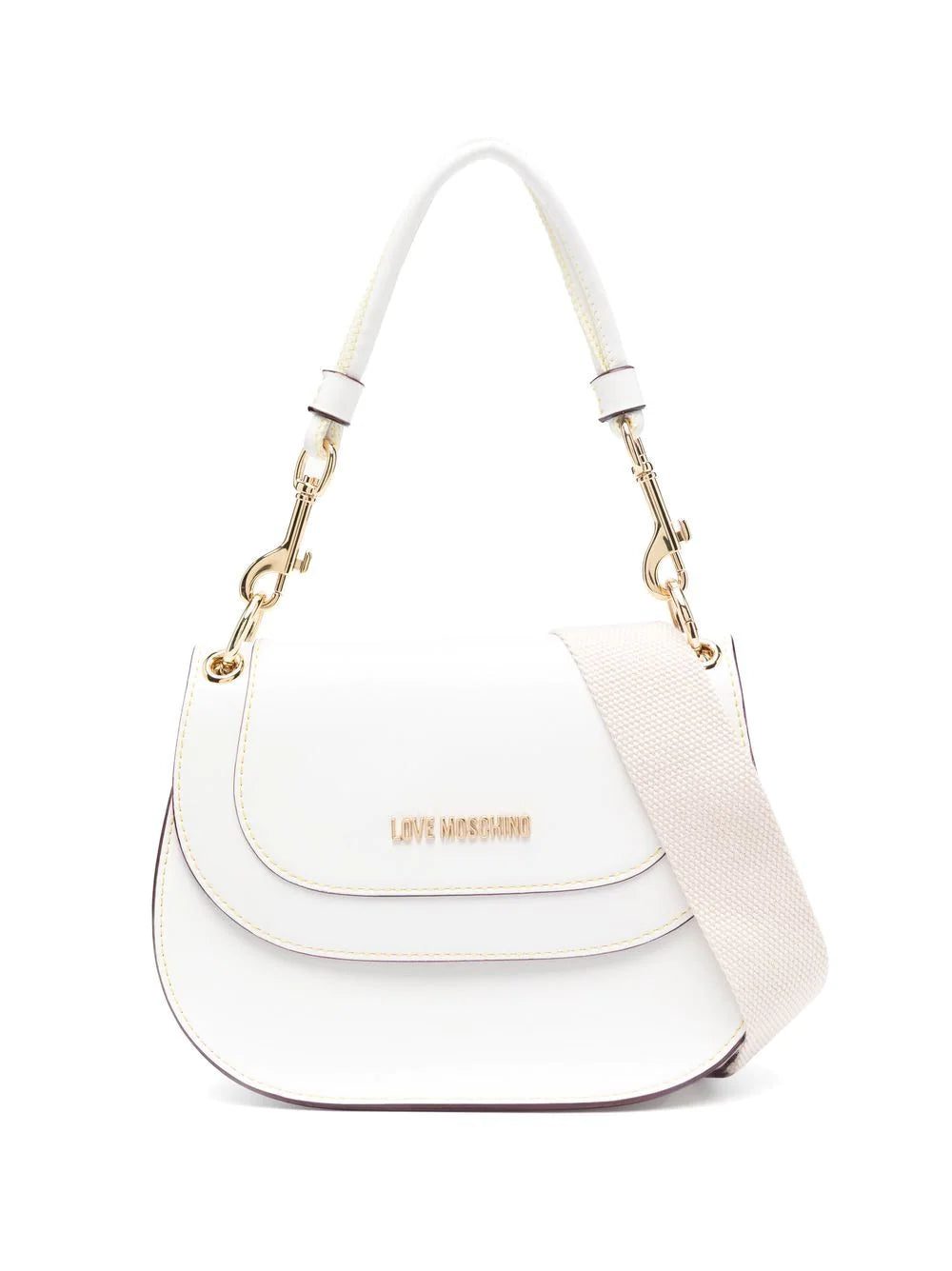 Love Moschino logo-plaque shoulder bag