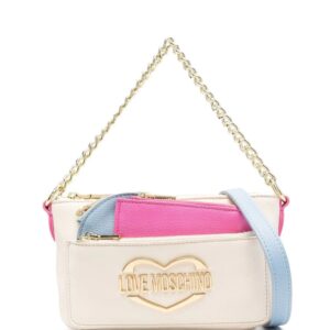 Love Moschino logo-plaque tote bag