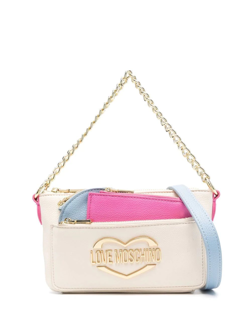 Love Moschino logo-plaque tote bag