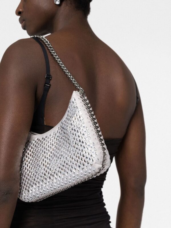 Stella McCartney Falabella crystal-embellished clutch bag - Image 3