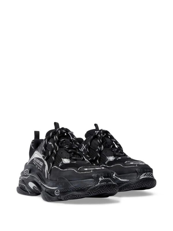 Balenciaga  Triple S sketch-print sneakers - Image 2
