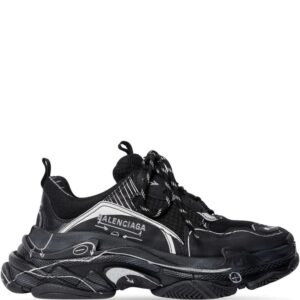 Balenciaga  Triple S sketch-print sneakers