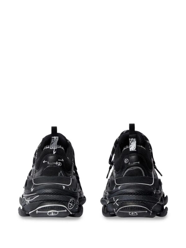 Balenciaga  Triple S sketch-print sneakers - Image 3