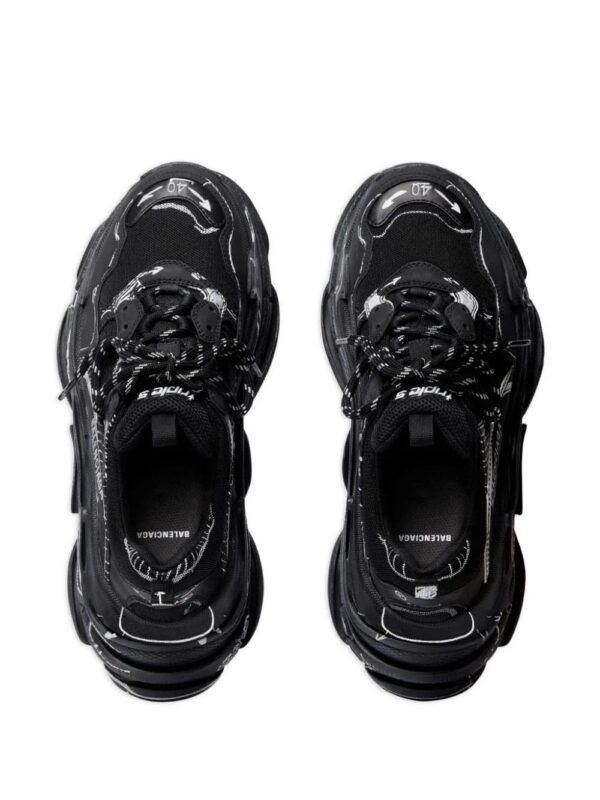 Balenciaga  Triple S sketch-print sneakers - Image 4