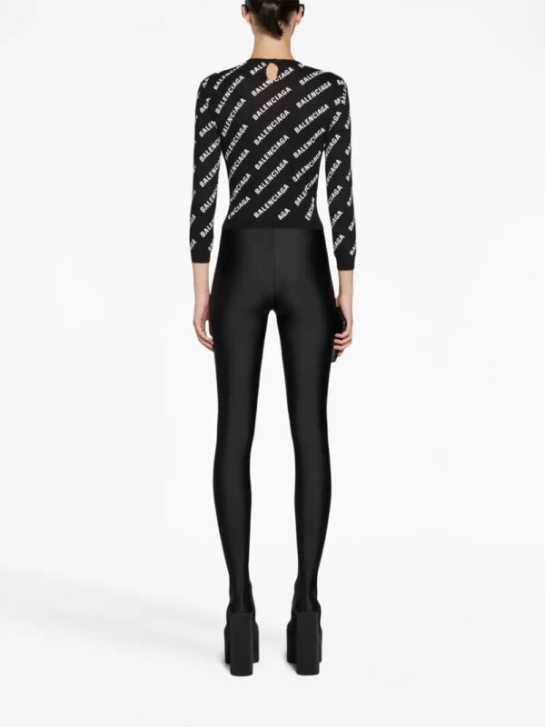 Copy of sacai  stripe-print long-sleeve shirt - Image 4