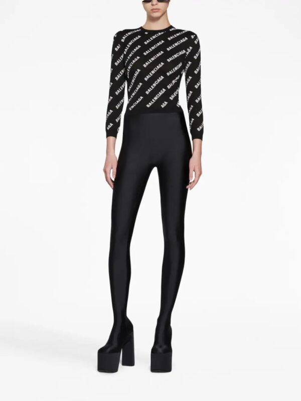 Copy of sacai  stripe-print long-sleeve shirt - Image 2