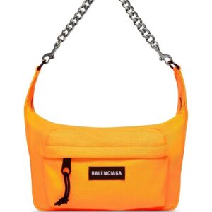 Balenciaga Raver logo-patch shoulder bag