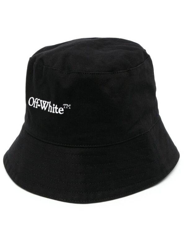 Off-White logo-embroidered bucket hat