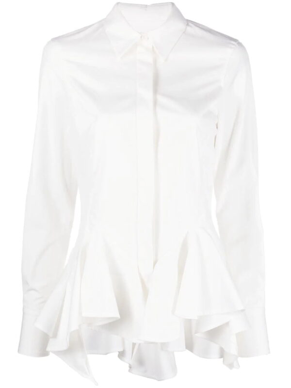 Givenchy  peplum-hem cotton shirt