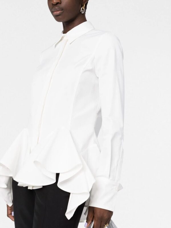 Givenchy  peplum-hem cotton shirt - Image 3