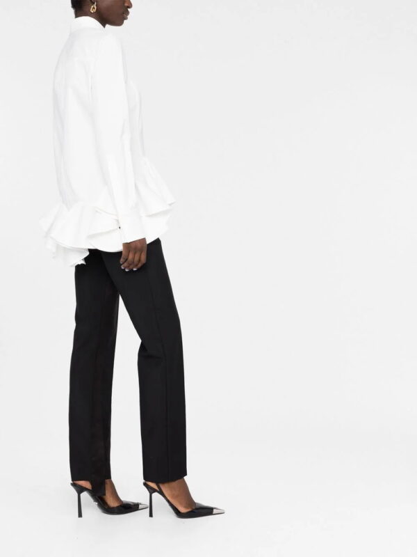 Givenchy  peplum-hem cotton shirt - Image 4