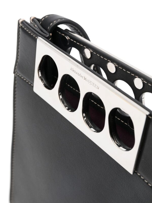 Alexander McQueen The Grip leather messenger bag - Image 4