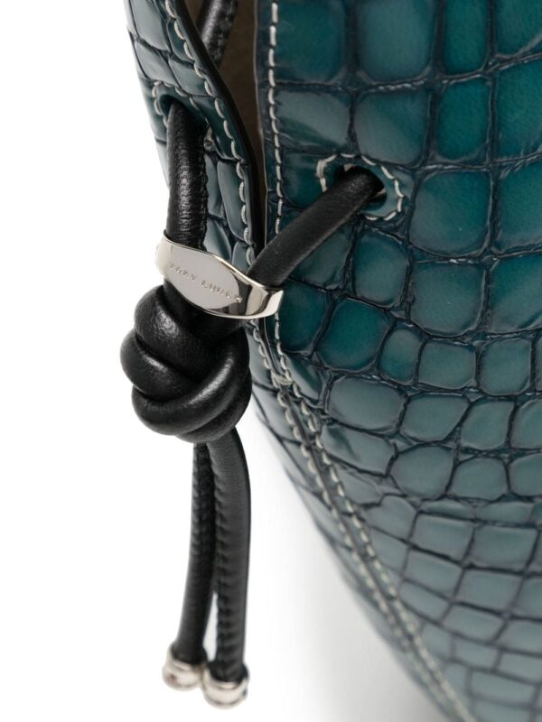 Tory Burch embossed crocodile-effect tote bag - Image 4