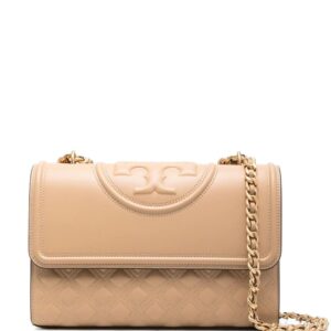 Tory Burch Fleming embossed shoulder bag