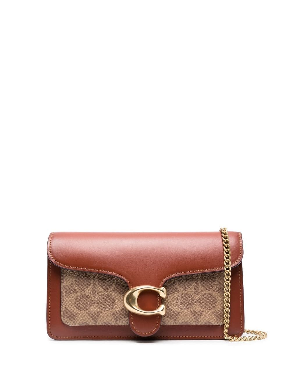 Coach logo-plaque crossbody bag