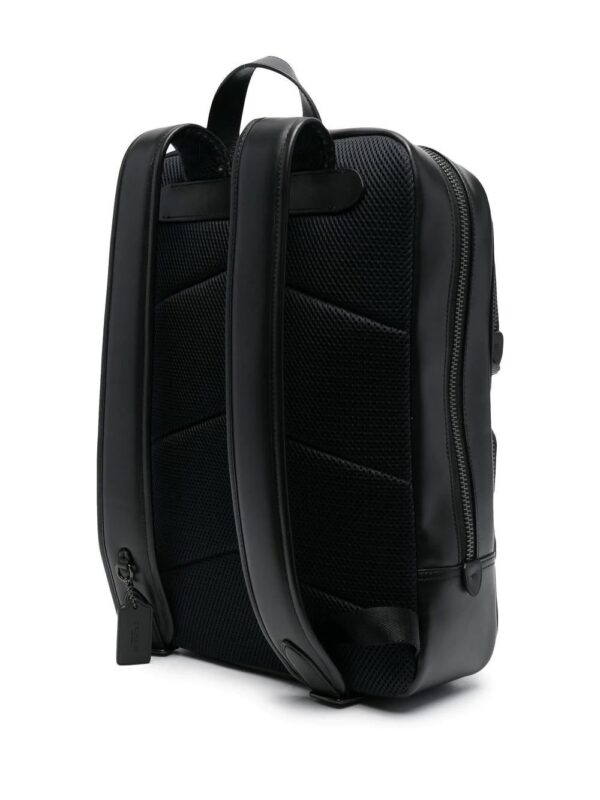 Coach monogram-print leather backpack - Image 3
