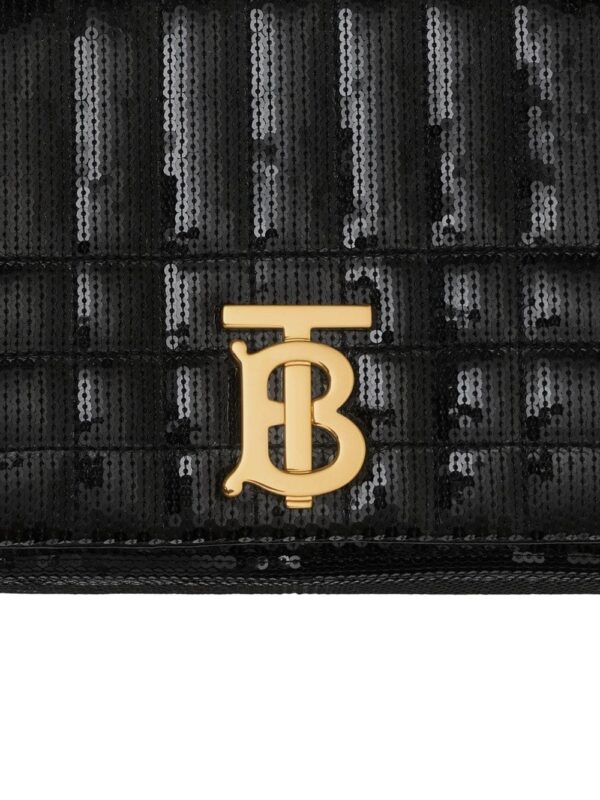 Burberry sequinned quilted small Lola bag - Image 3