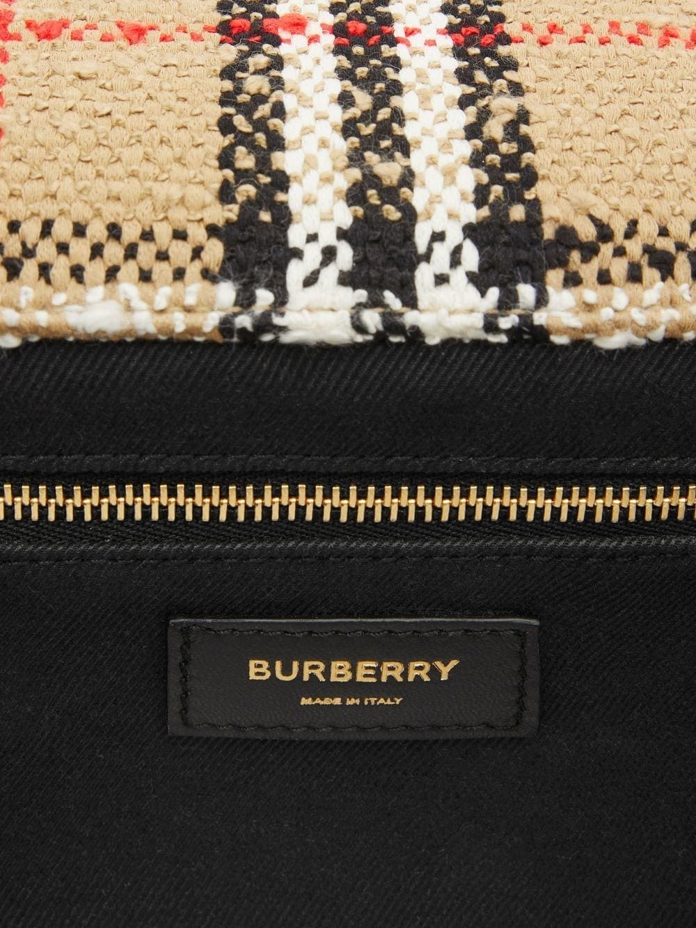 Burberry Lola Vintage-Check bouclé shoulder bag - Image 5