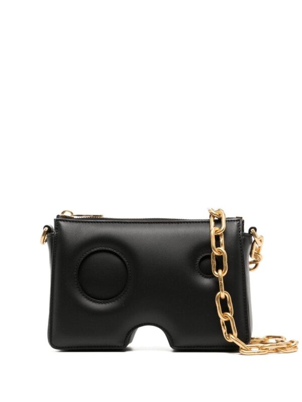 Off-White Burrow leather shoulder bag