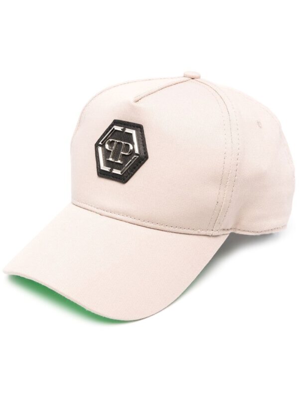 Philipp Plein logo-patch baseball cap