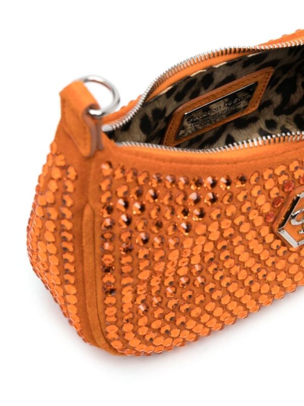 Philipp Plein crystal-embellished logo shoulder bag - Image 5