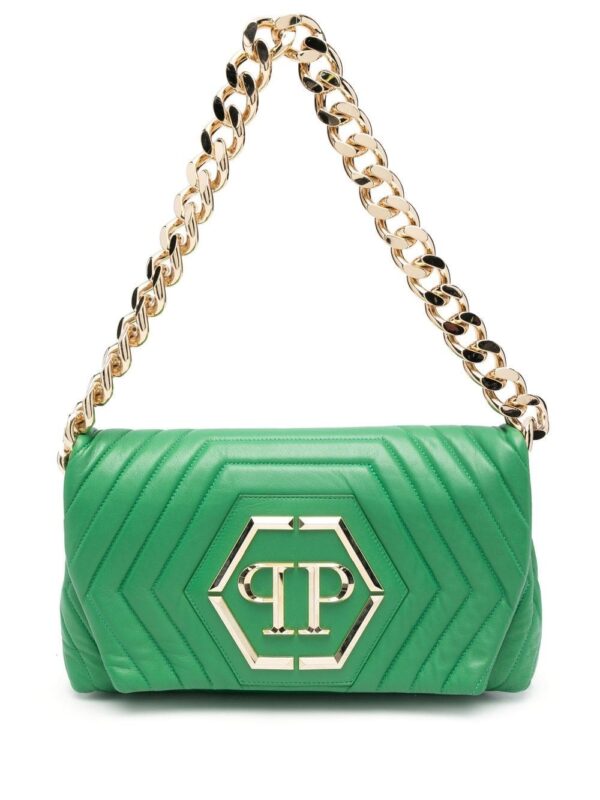 Philipp Plein Matelassé Hexagon shoulder bag