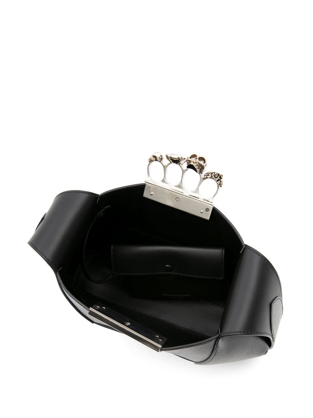 Alexander McQueen leather logo-print bag - Image 4