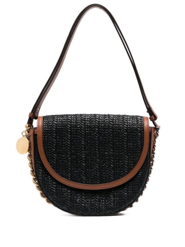 Stella McCartney weaved rafia shoulder bag