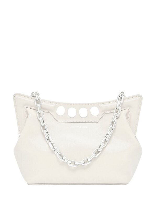 Alexander McQueen The Peak curved mini bag