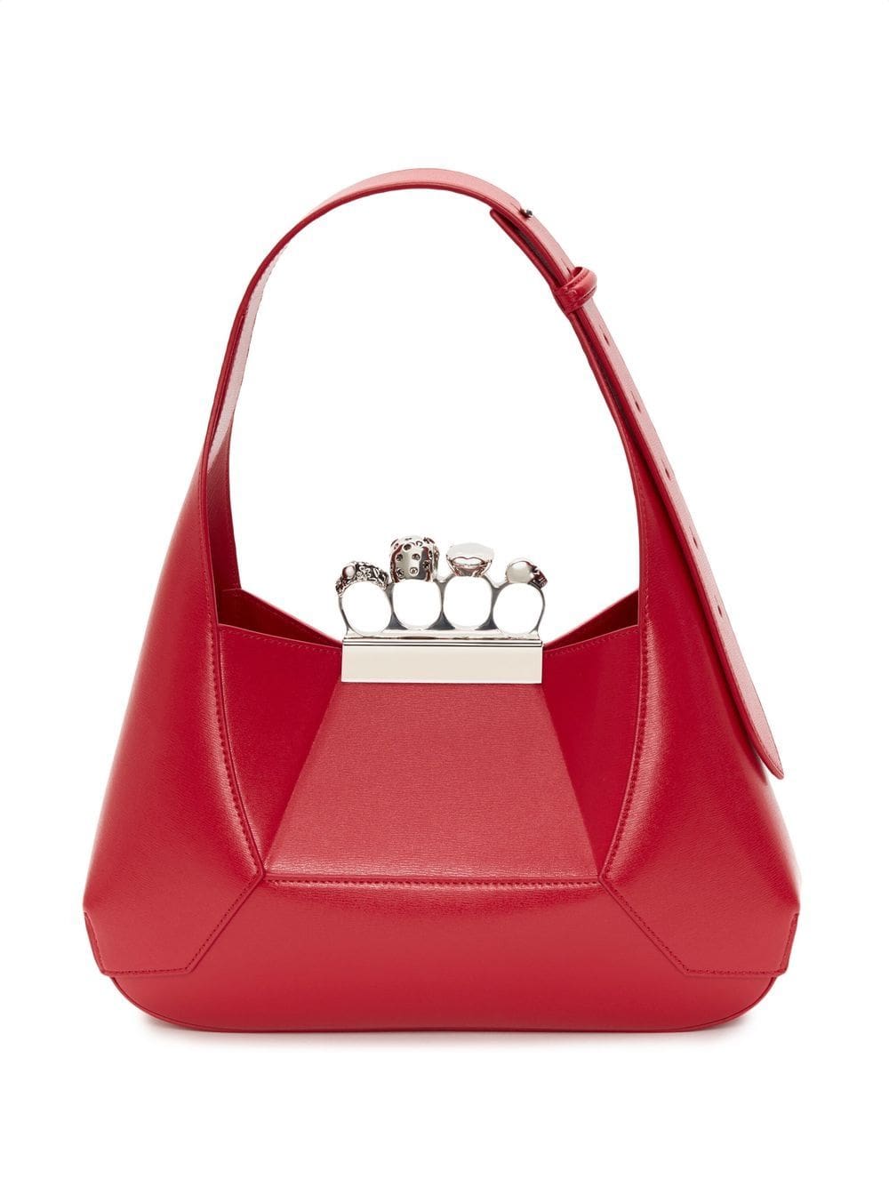 Alexander McQueen Swarovski crystal-embellished Four Ring bag - Image 2