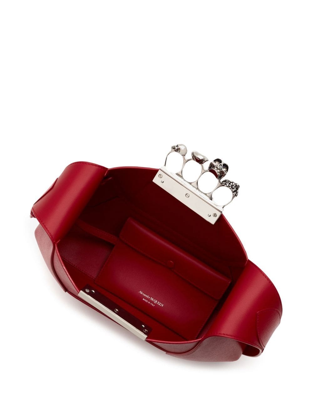 Alexander McQueen Swarovski crystal-embellished Four Ring bag - Image 4