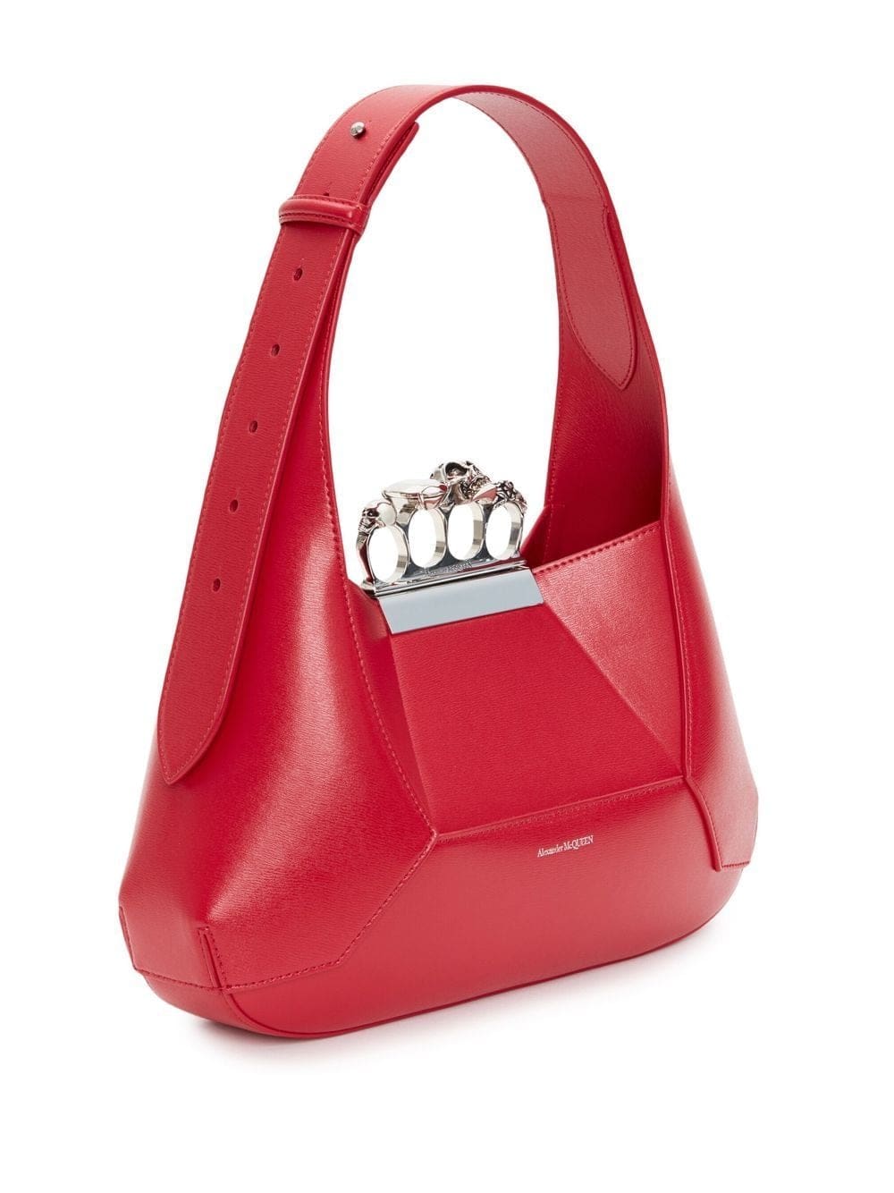 Alexander McQueen Swarovski crystal-embellished Four Ring bag - Image 3
