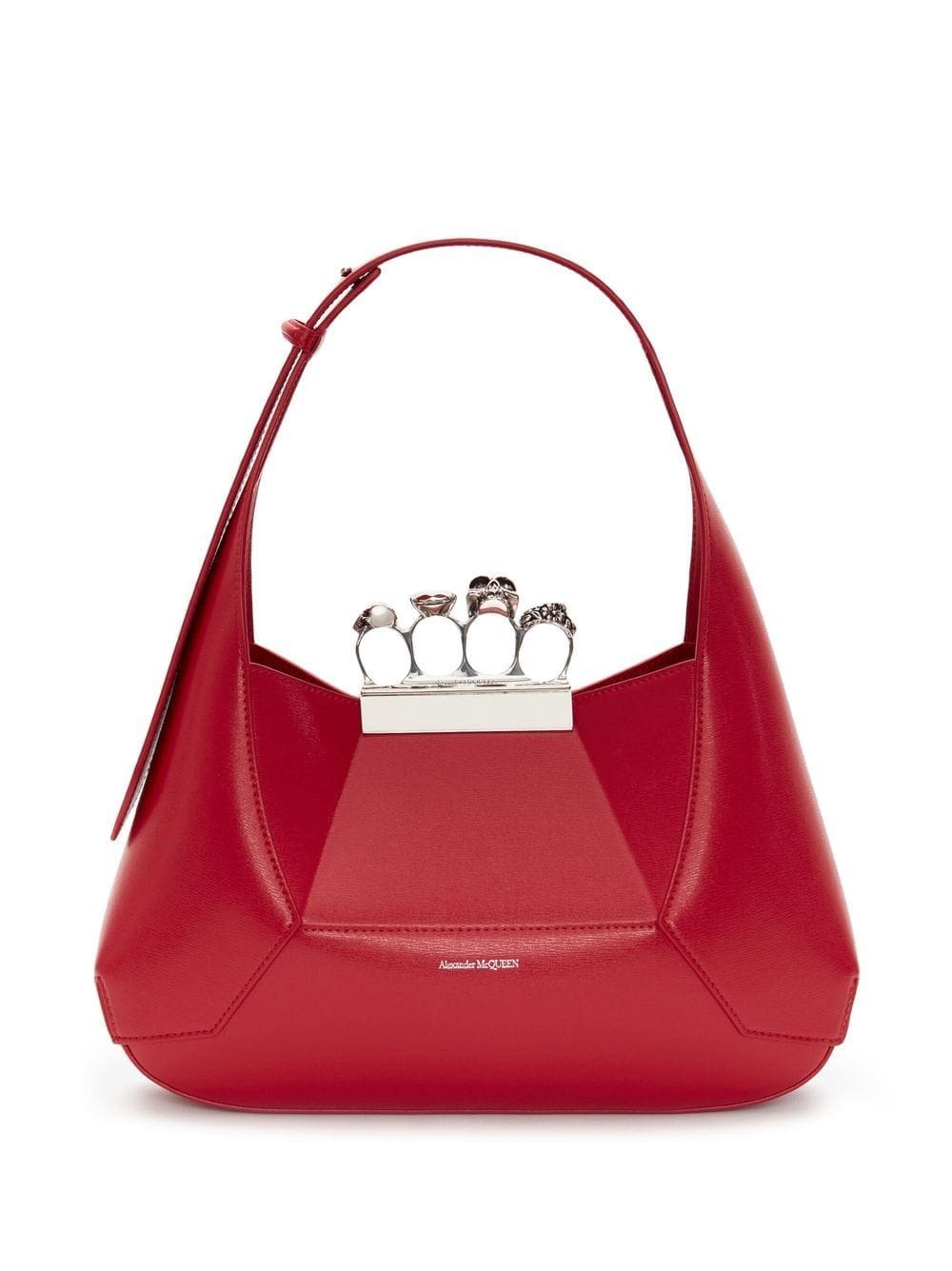 Alexander McQueen Swarovski crystal-embellished Four Ring bag
