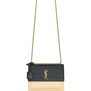 Saint Laurent  Sunset two-tone shoulder bag