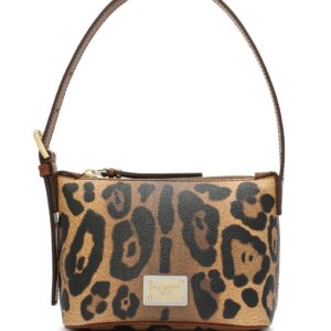 Dolce & Gabbana Crespo leopard-print shoulder bag