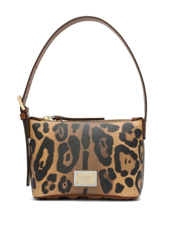 Dolce & Gabbana Crespo leopard-print shoulder bag