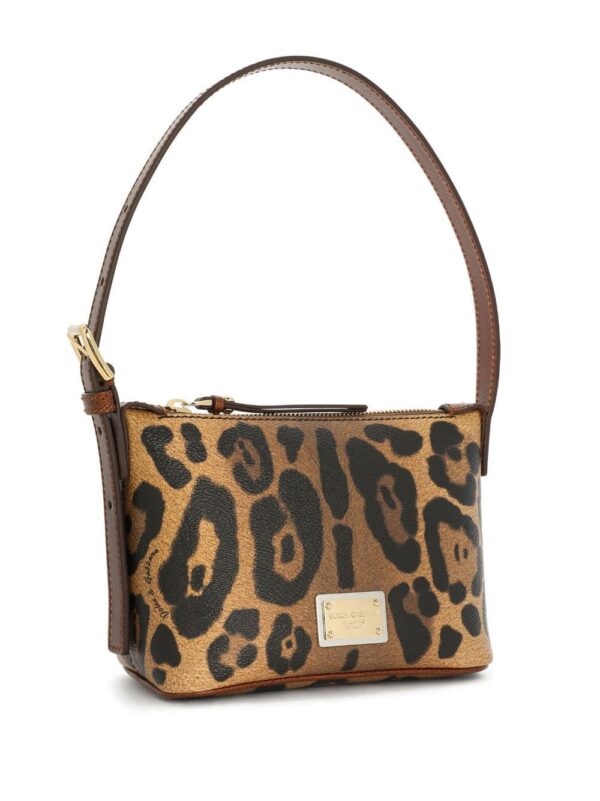 Dolce & Gabbana Crespo leopard-print shoulder bag - Image 3
