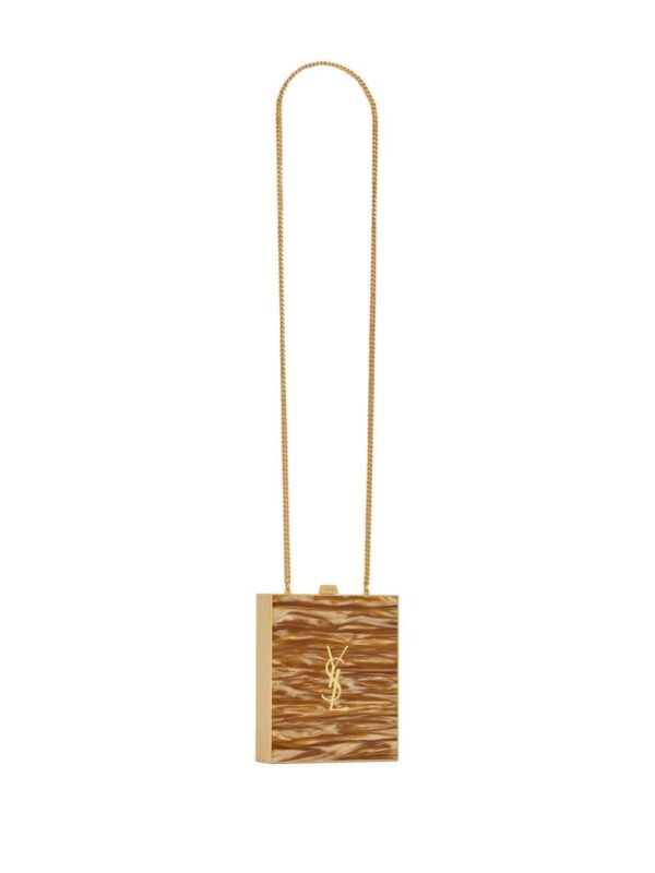 Saint Laurent Tuxedo YSL plaque clutch bag - Image 3