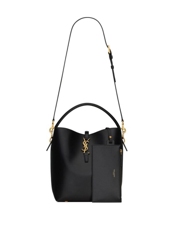 Saint Laurent Catherin logo-plaque leather bag - Image 3