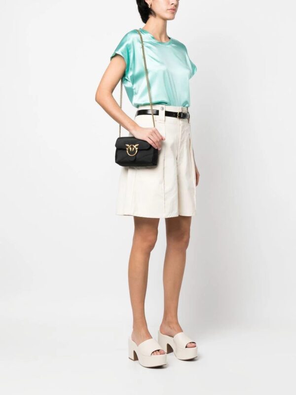 PINKO  Love satin quilted shoulder bag - Image 2