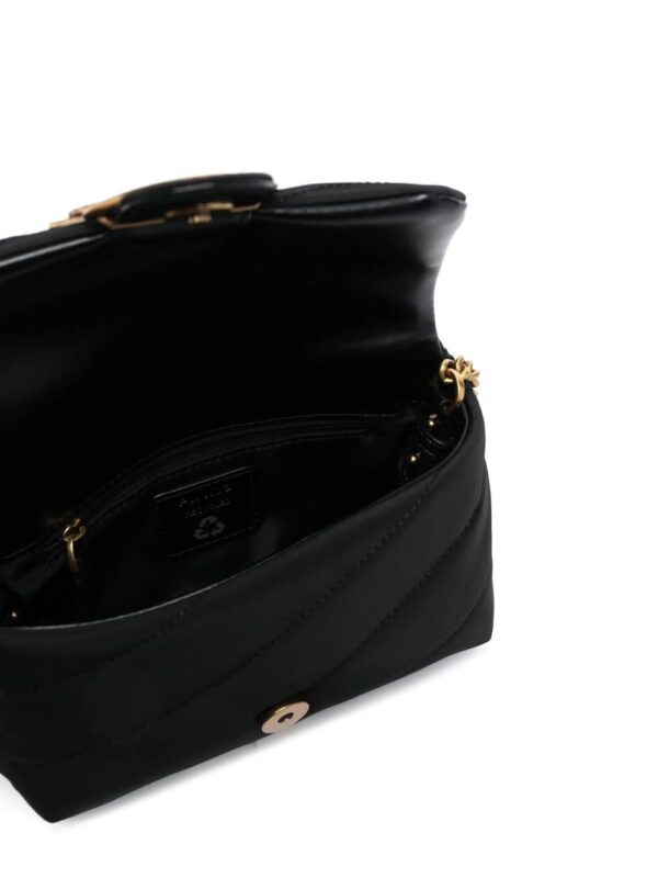 PINKO  Love satin quilted shoulder bag - Image 4