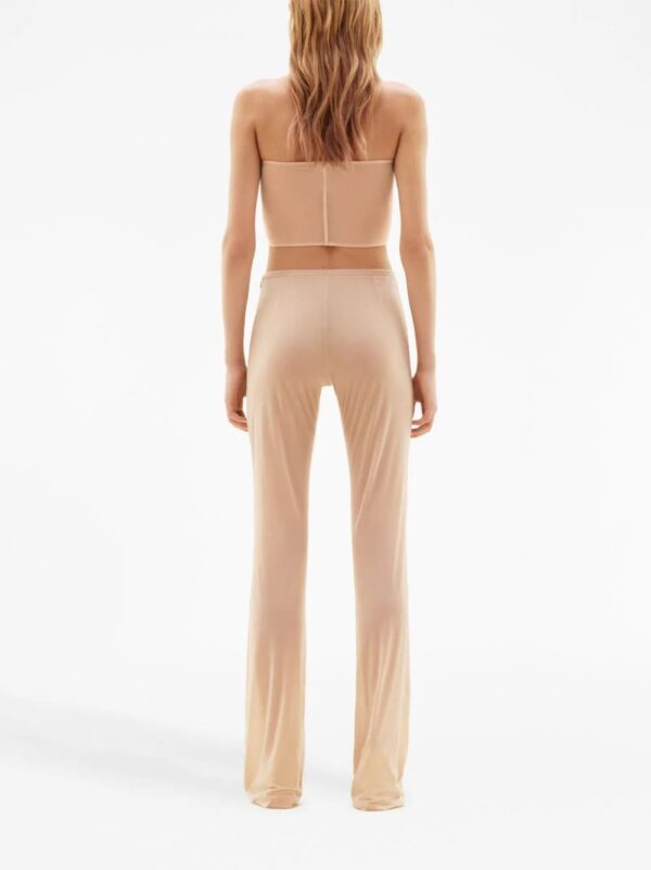 Courrèges  2nd-Skin embroidered-logo bra top - Image 4