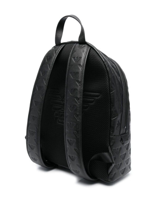 Emporio Armani jacquard-logo zip-around backpack - Image 3