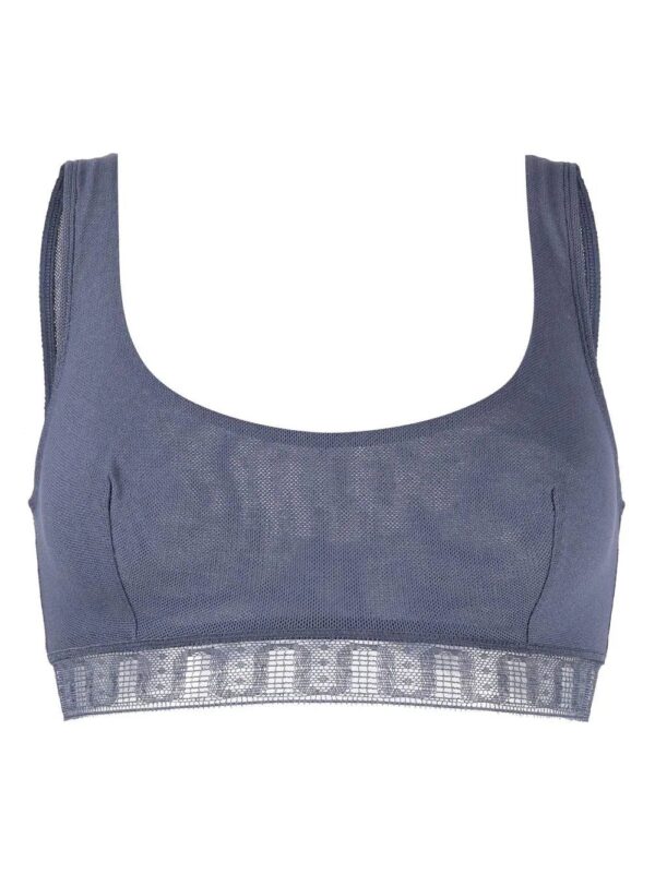 ERES  Chiffon crop-top bra