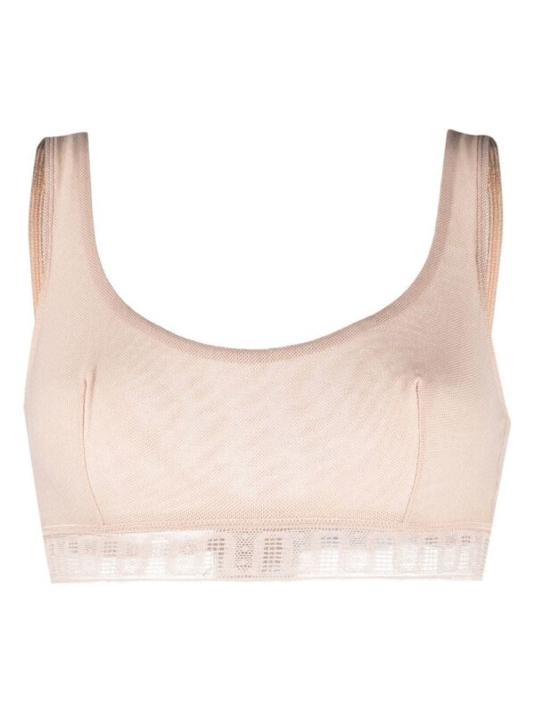ERES  Chiffon lace-trim bralette