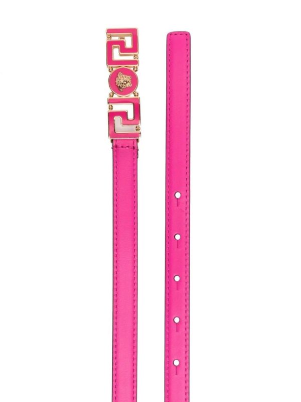 Versace  Greca plaque leather belt - Image 2